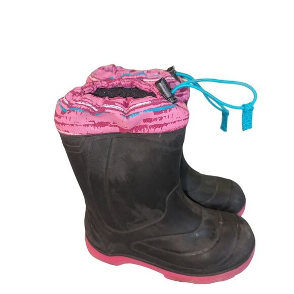 🛍️KIDS KAMIK WOOL LINED BOOTS SIZE 12 - Picture 3 of 6